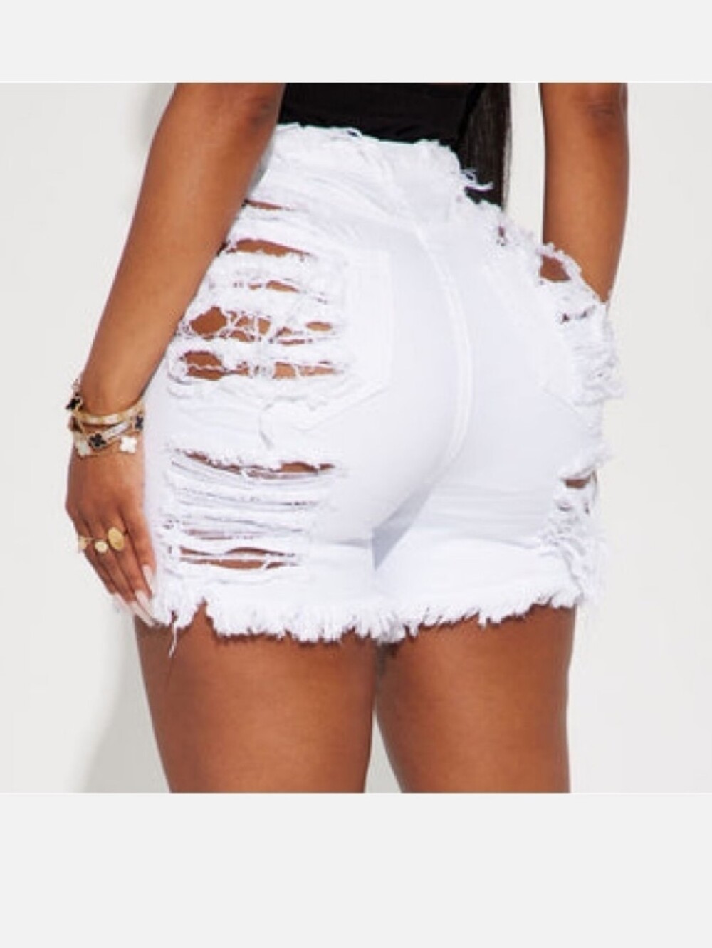 Yes Now Distressed Bermuds Shorts